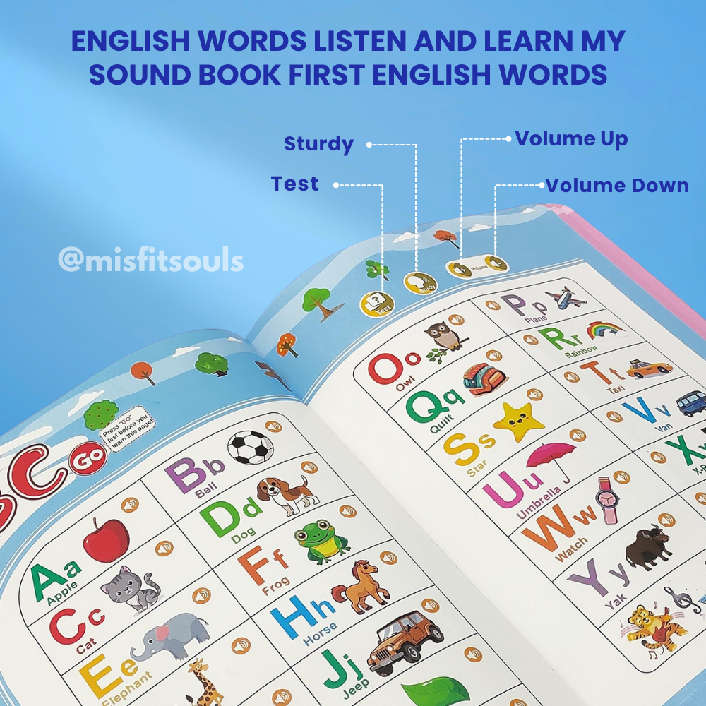 Misfit VocabBuddy™ Educational Sound Book for Kids
