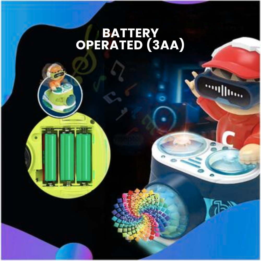 Misfit Lil’ DJ Coco™ Dancing Toy with Vibrant Light Effect & Musical Sound