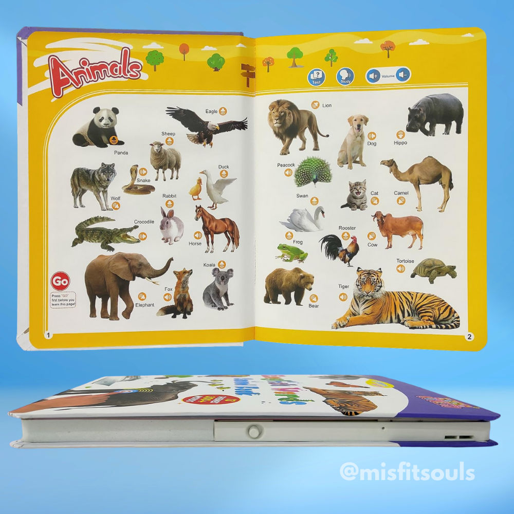 Misfit VocabBuddy™ Educational Sound Book for Kids