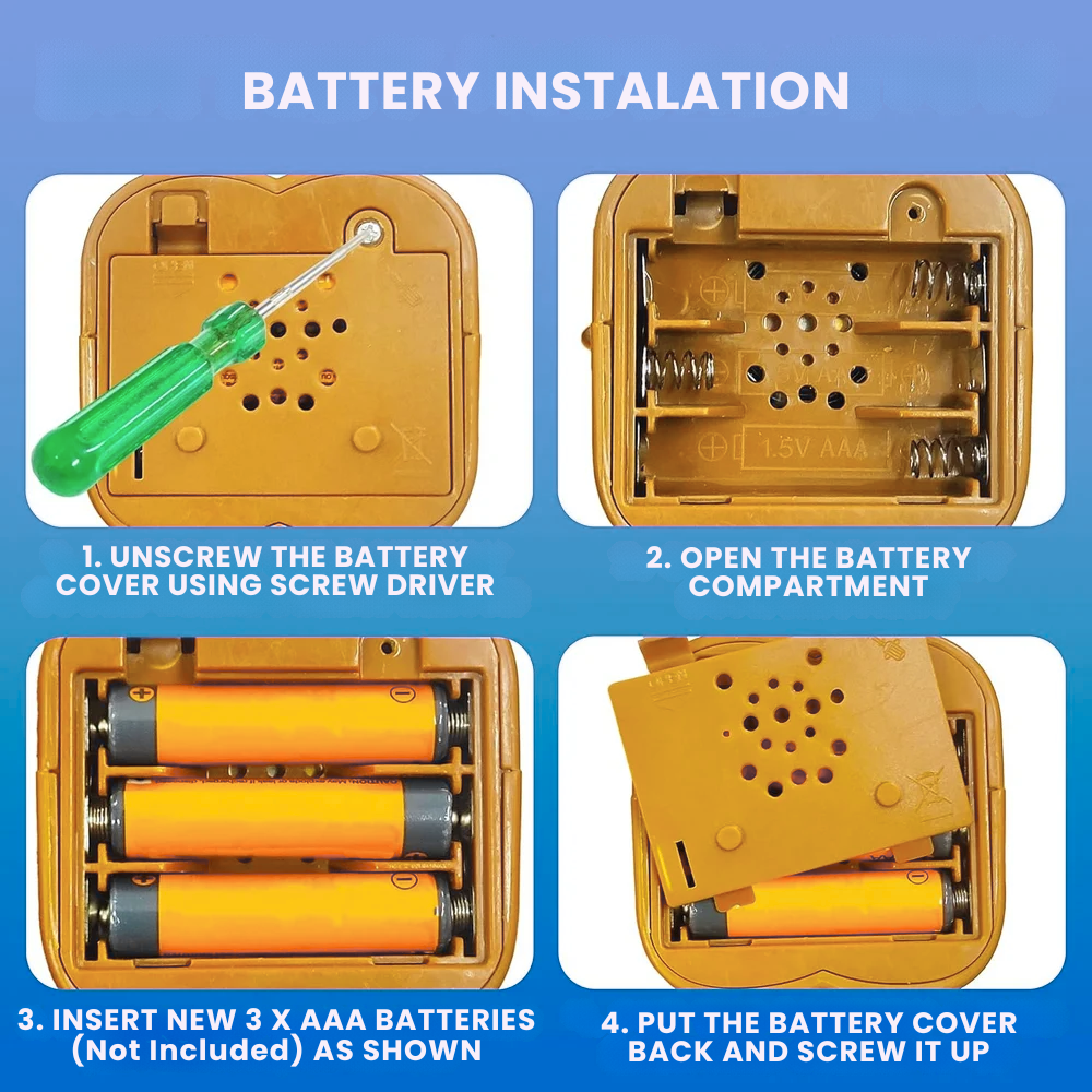 Misfit DiscoBear™ – Musical Dancing Bear Toy with Lights & Music