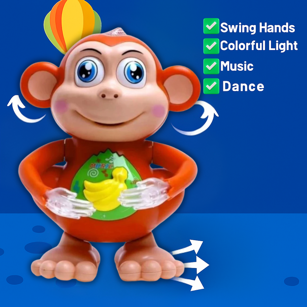Misfit GiggleChamp™- Dancing Monkey Toy for Kids
