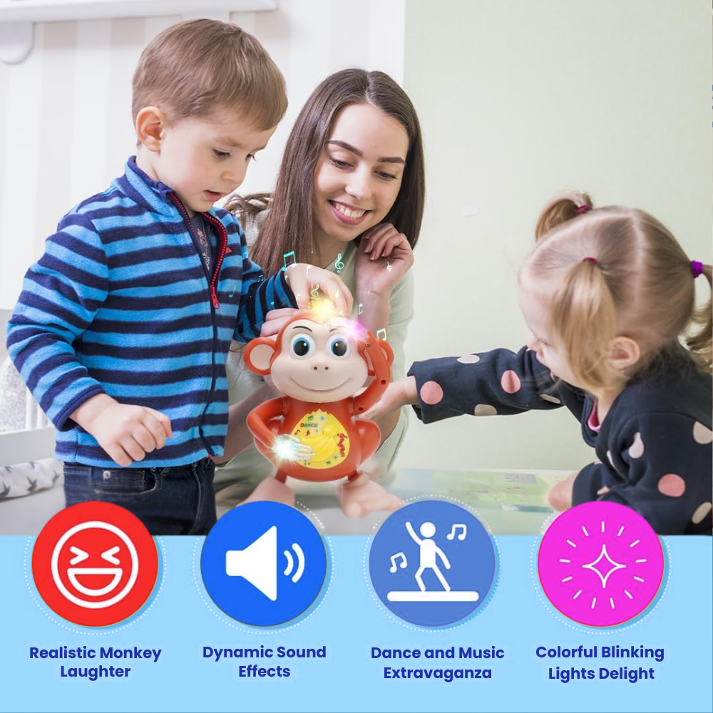 Misfit GiggleChamp™- Dancing Monkey Toy for Kids