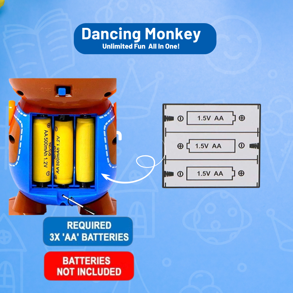 Misfit GiggleChamp™- Dancing Monkey Toy for Kids