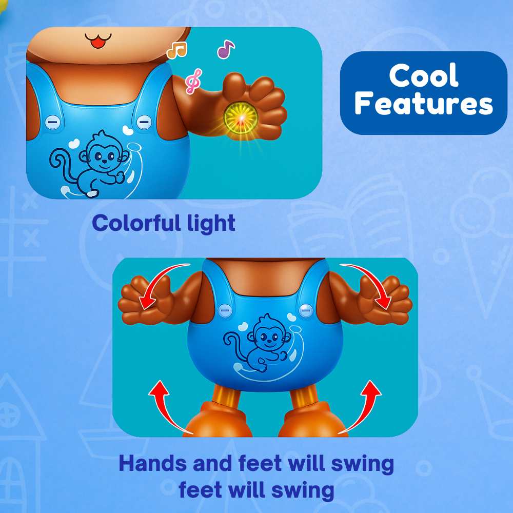 Misfit GiggleChamp™- Dancing Monkey Toy for Kids