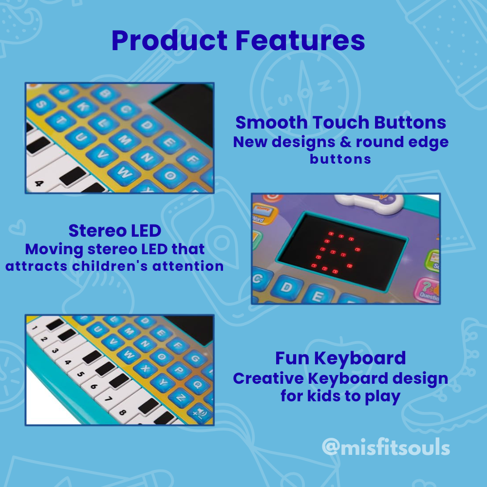BrainyBytes™ Kids Learning Tablet
