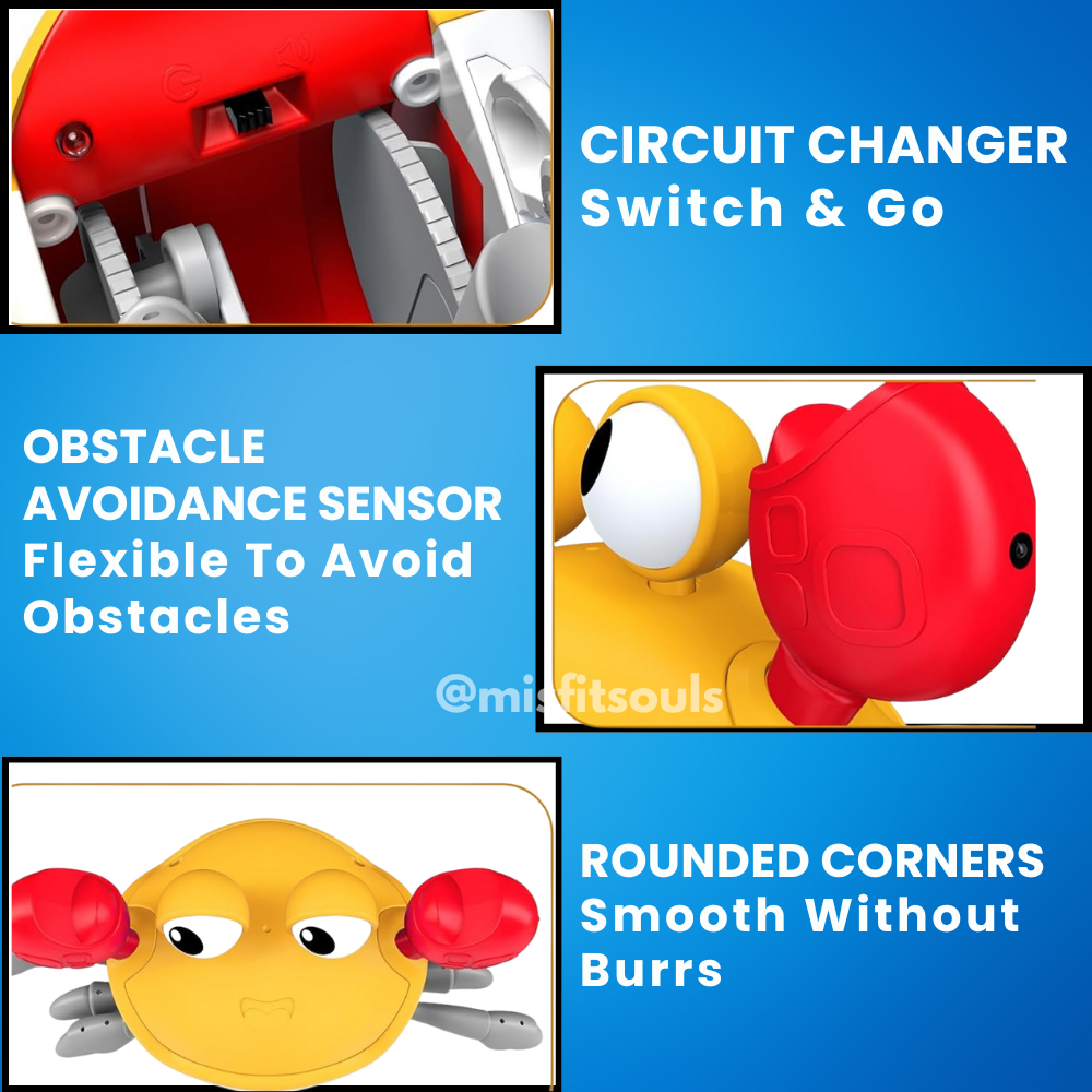 Misfit CrabbyCrawl™ – Smart Electric Crawling Crab Toy