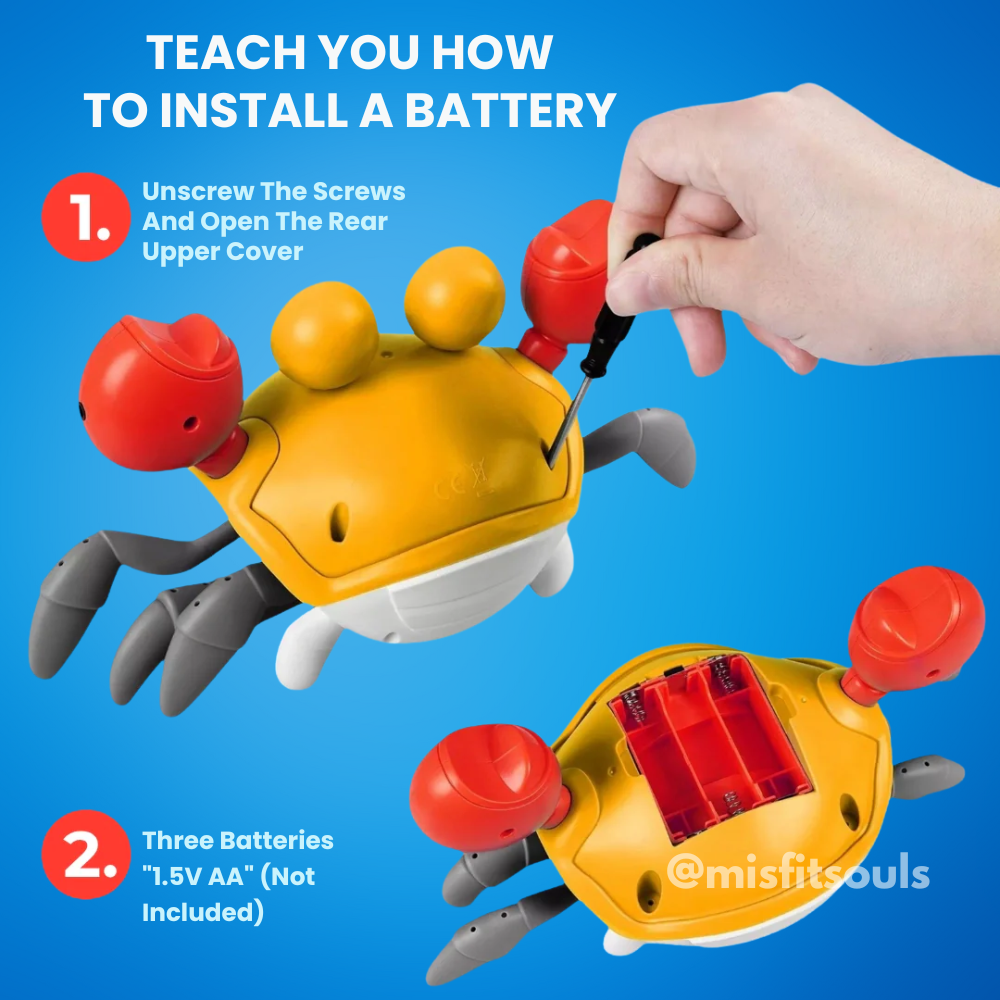 Misfit CrabbyCrawl™ – Smart Electric Crawling Crab Toy