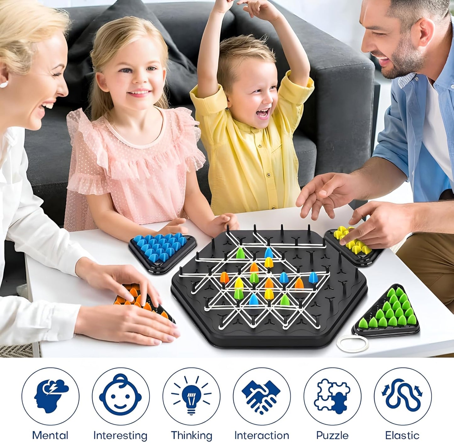 Misfit Chain Triangle Chess Game™