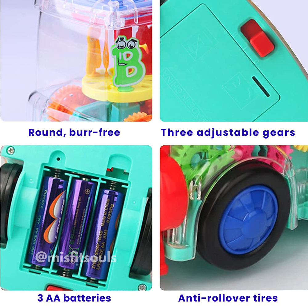 Misfit Bump-and-Go Musical Train