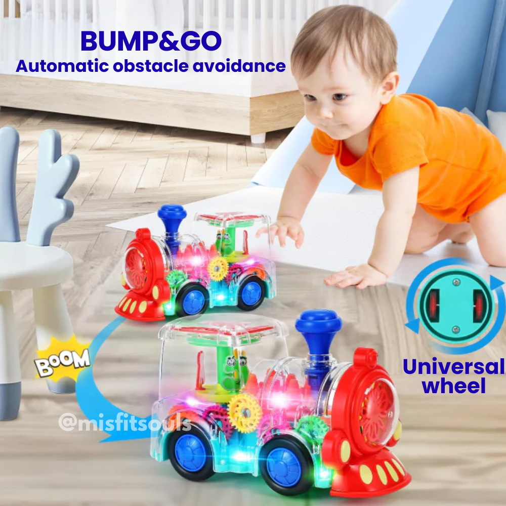 Misfit Bump-and-Go Musical Train
