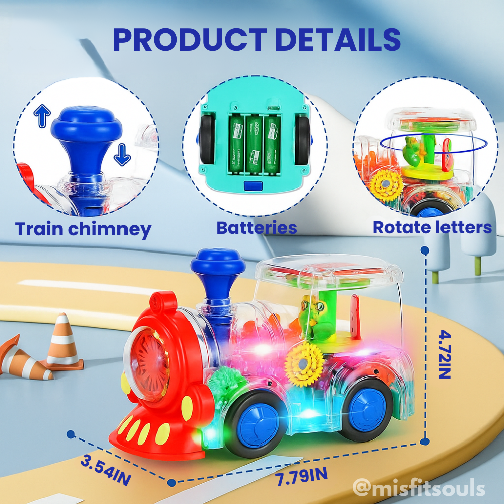Misfit Bump-and-Go Musical Train