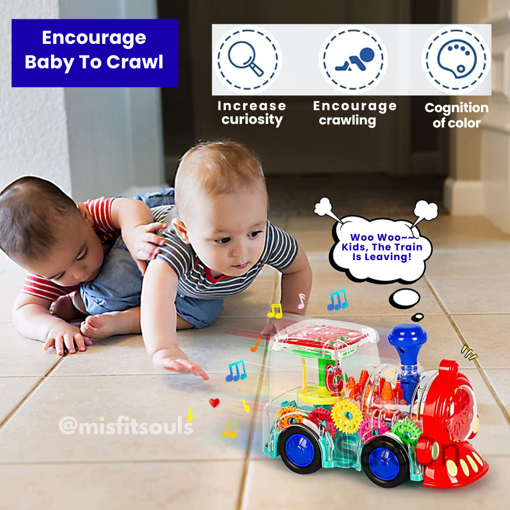 Misfit Bump-and-Go Musical Train