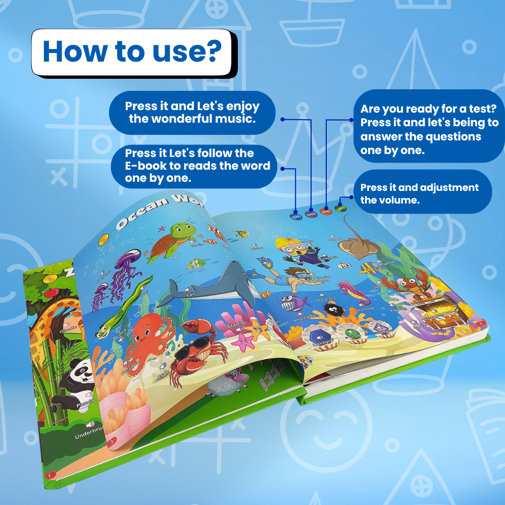Misfit Learn & Play Educational Sound Book for Kids