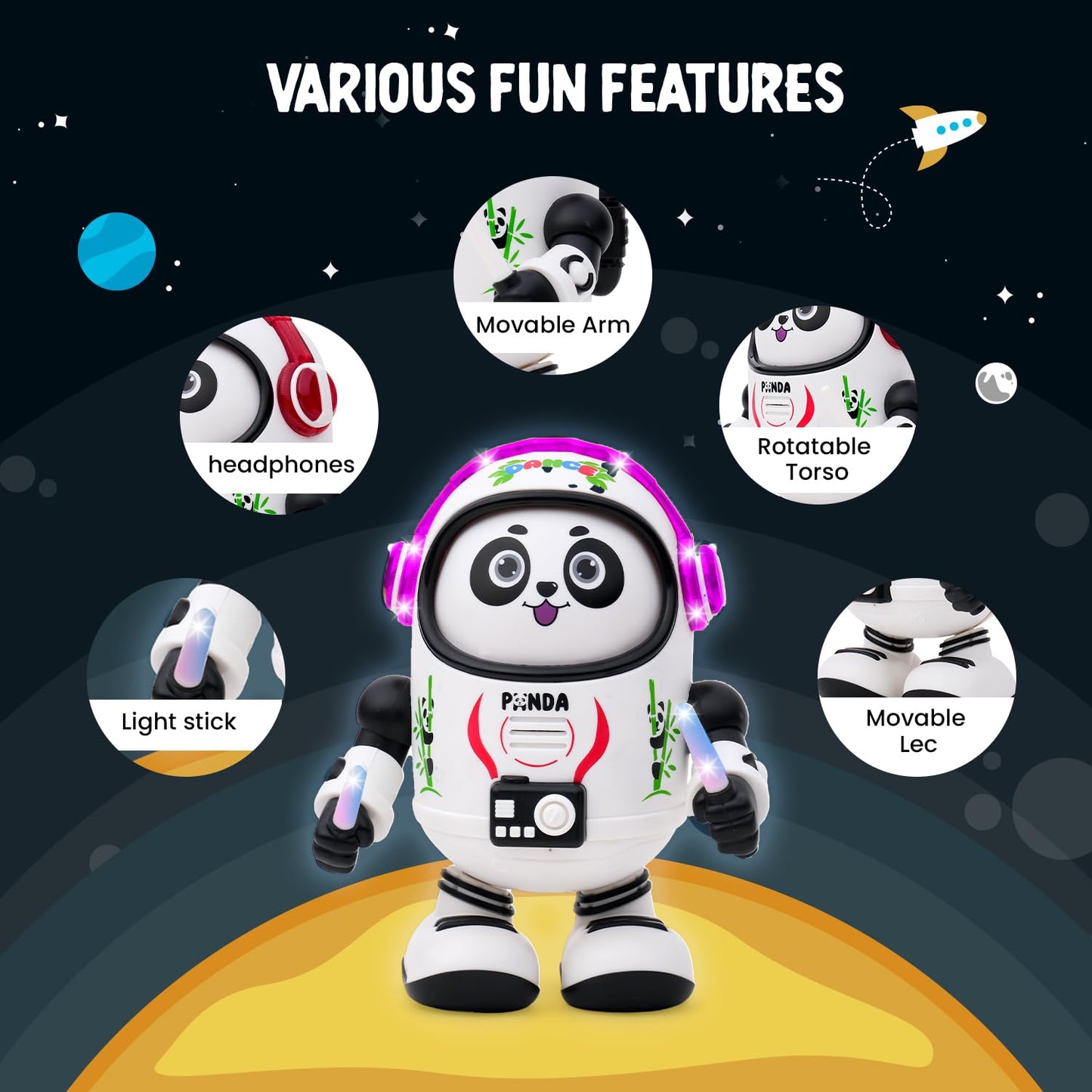 2-in-1 Dancing Intelligent Robot Kit for Kids