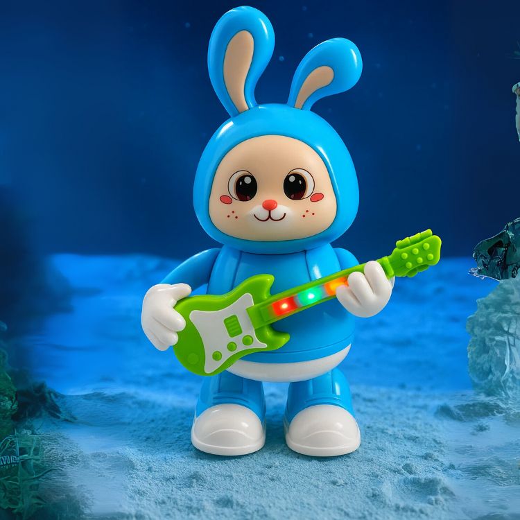 Misfit Guitarist Bunny™- Dancing Rabbit Toy