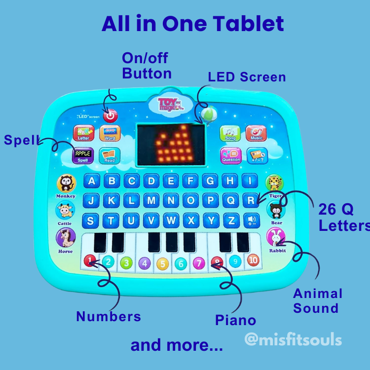 BrainyBytes™ Kids Learning Tablet