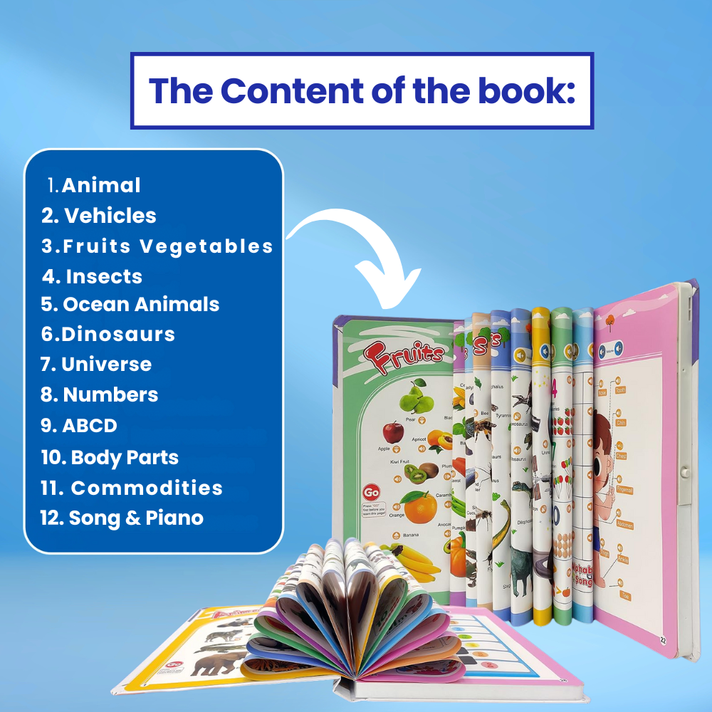 Misfit VocabBook™ - English Words Sound Book for Kids