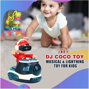 Misfit Lil’ DJ Coco™ Dancing Toy with Vibrant Light Effect & Musical Sound