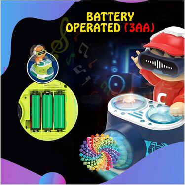 Misfit Lil’ DJ Coco™ Dancing Toy with Vibrant Light Effect & Musical Sound