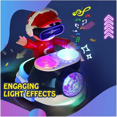Misfit Lil’ DJ Coco™ Dancing Toy with Vibrant Light Effect & Musical Sound