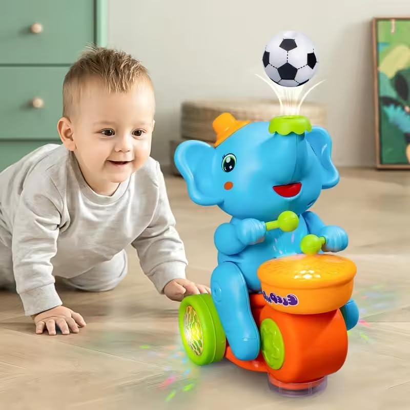 Misfit Doodle Drummer™ – Musical Elephant with Vibrant Light Effect & Musical Sound