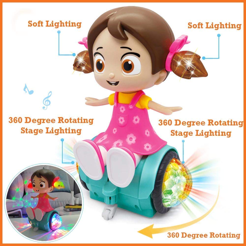 Misfit DazzleDoll™ Dancing Toy with Vibrant Light Effect & Musical Sound