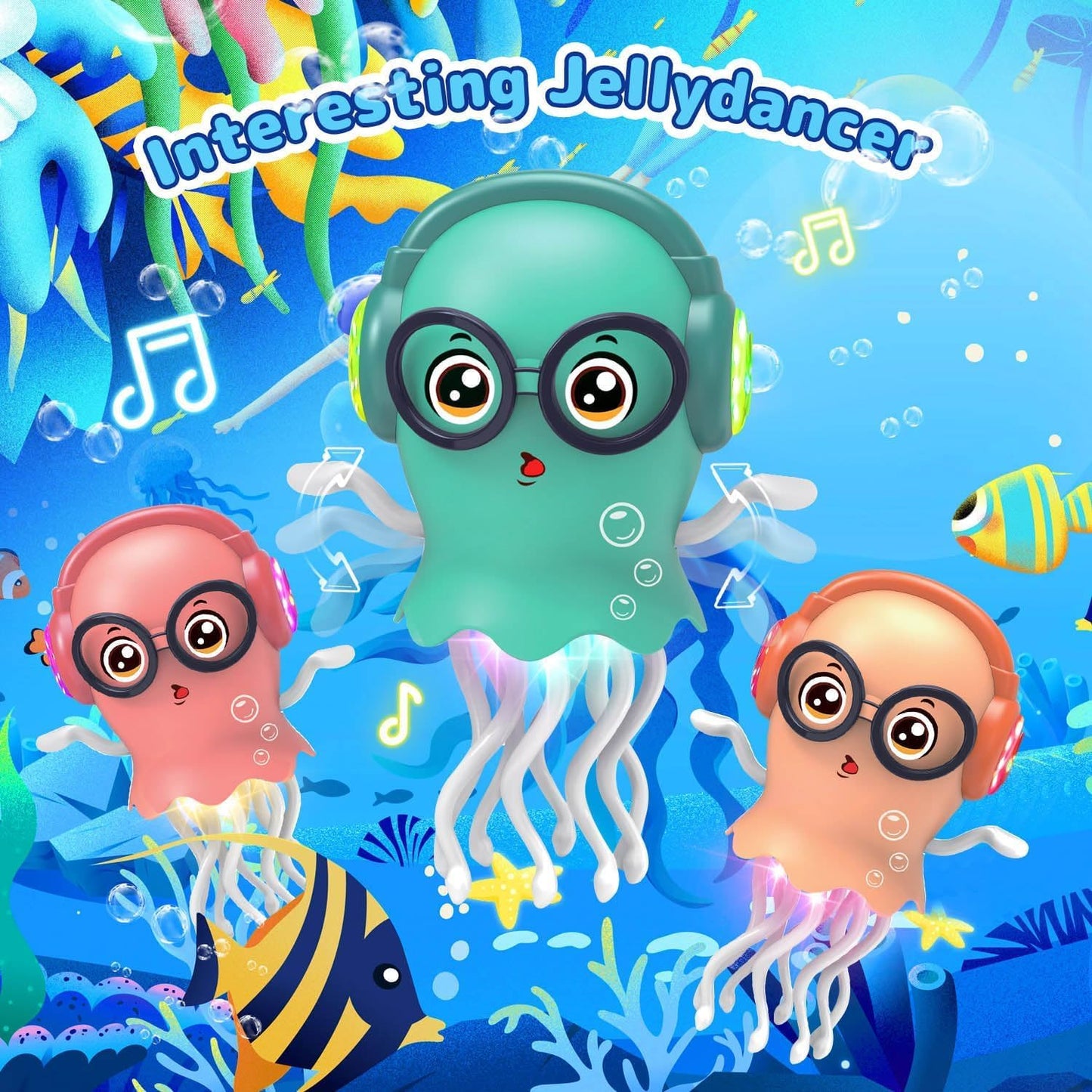 Misfit Jellyfish™ – Dancing Toy with Vibrant Light Effect & Musical Sound