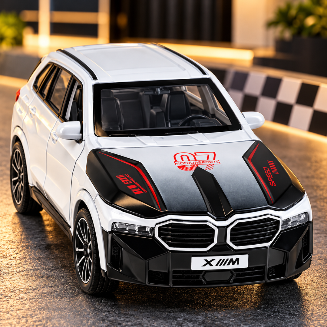 Misfit Die-Cast X///M Sports SUV Toy Car | Pull Back Action