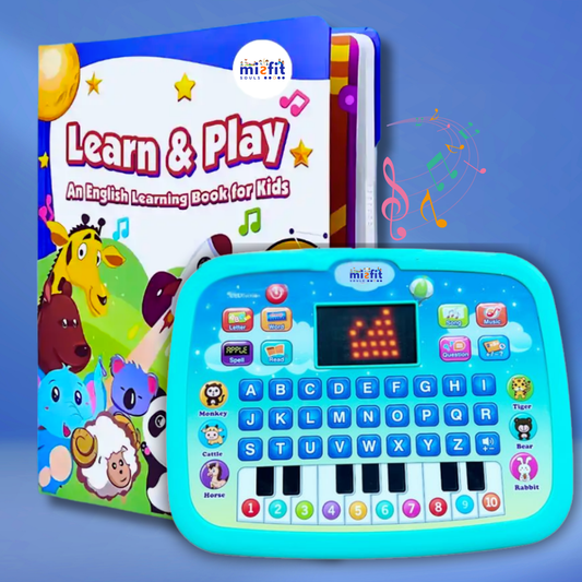 2-in-1 Educational Book & Tablet Combo for Early Age Kids