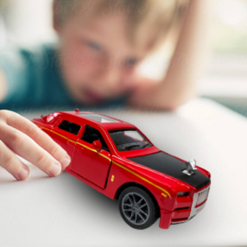 Misfit Die-Cast Rolls-Royce Phantom Metal Car Toy for Kids | Pull Back Action