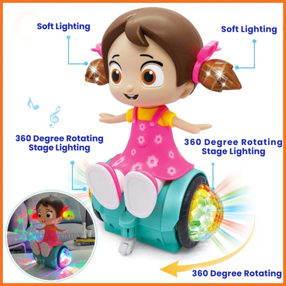 Misfit DazzleDoll™ Dancing Toy with Vibrant Light Effect & Musical Sound