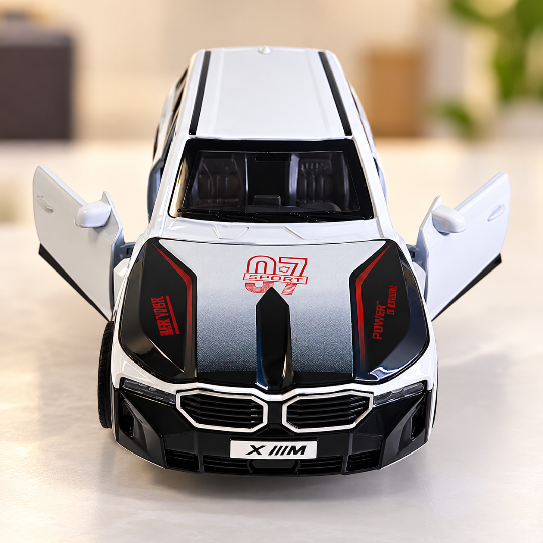 Misfit Die-Cast X///M Sports SUV Toy Car | Pull Back Action
