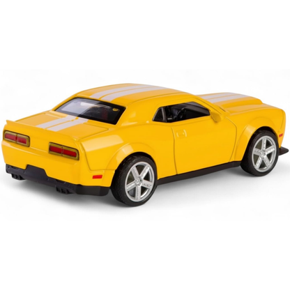Misfit Die-Cast Dodge Challenger Metal Car Toy for Kids | Pull Back Action