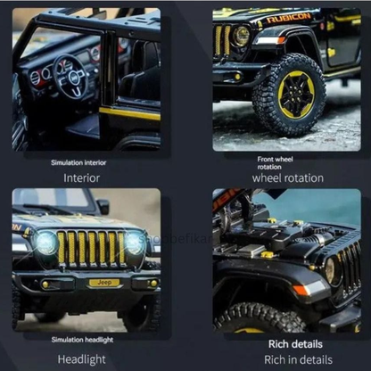 Misfit Die-Cast Wrangler-Style Metal Car Toy for Kids | Pull Back Action