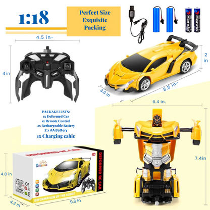 Misfit Remote Control AutoBot Transform Robot Car