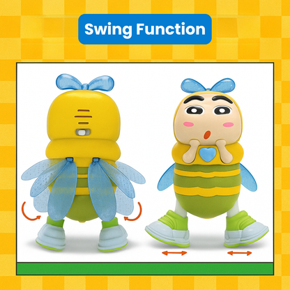 Misfit Sinchan DancyBee™ Toy with Vibrant Light Effect & Musical Sound