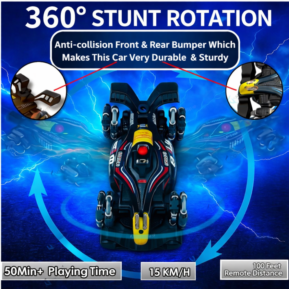 Misfit Formula One Drift RC – Smoke Effects & Hand Gesture Control