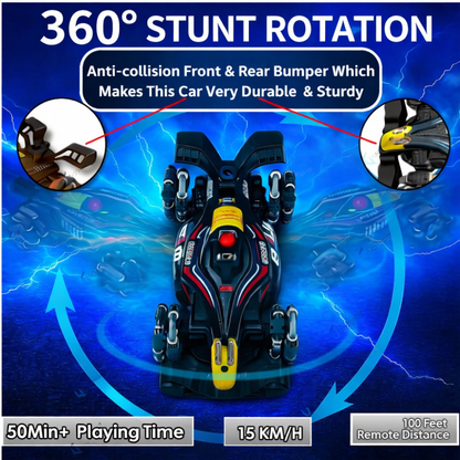 Misfit Formula One Drift RC – Smoke Effects & Hand Gesture Control