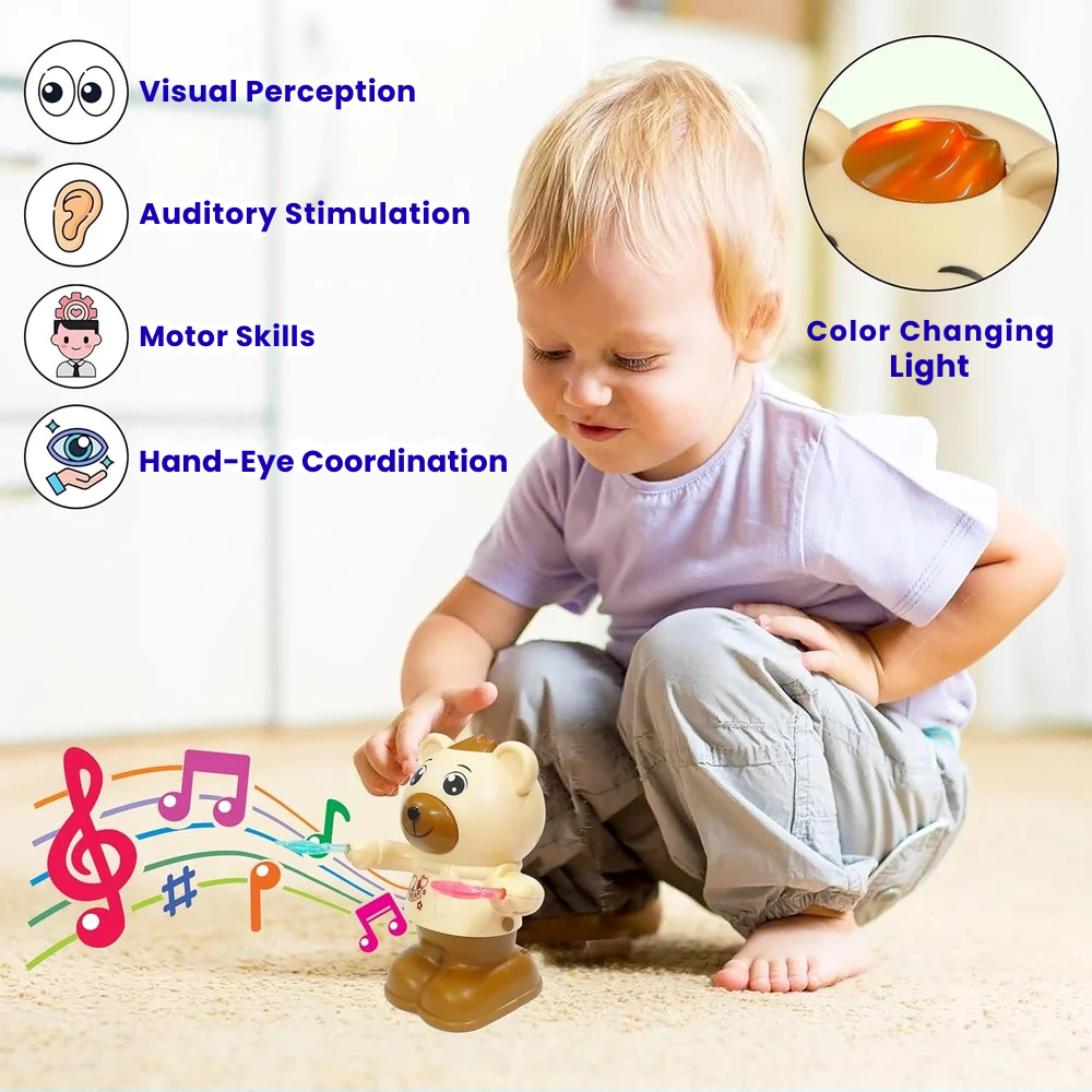 Misfit DiscoBear™ – Musical Dancing Bear Toy with Lights &amp; Music