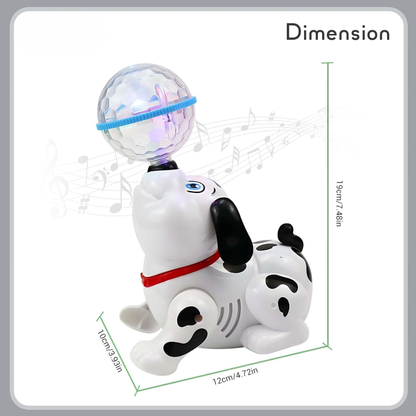 Misfit Dancing Dog Toy with Vibrant Light Effect & Musical Sound