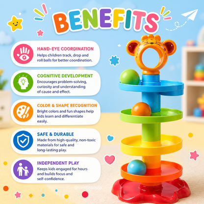 Bouncy Bubbles™ Monkey Roll Tower
