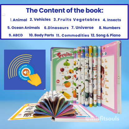 Misfit VocabBuddy™ Educational Sound Book for Kids