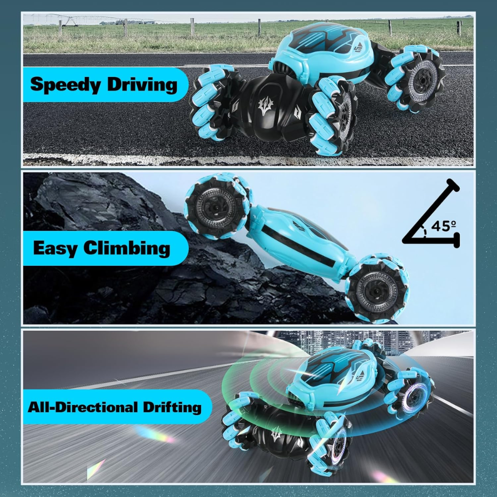 Misfit TitanRover RC – 4WD Gesture Stunt Truck with Double Side Driving