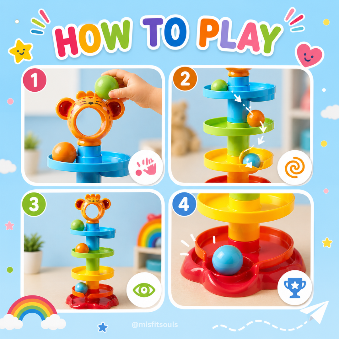 Bouncy Bubbles™ Monkey Roll Tower