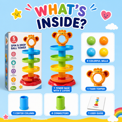 Bouncy Bubbles™ Monkey Roll Tower
