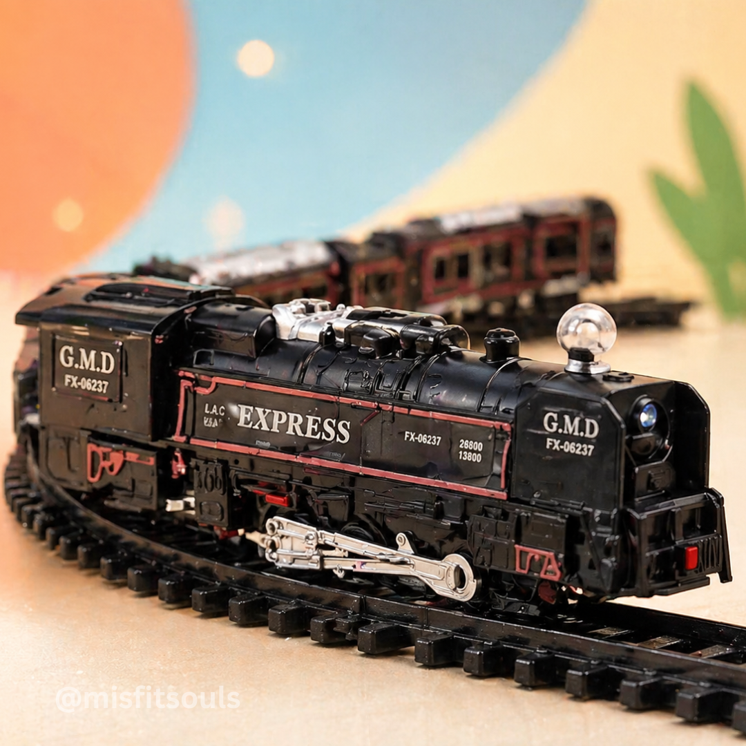Misfit SmokeRail Express™ – Light, Sound & Steam Train Set