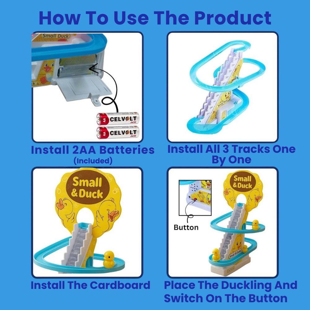 2-in-1 Dancing Duck & QuackTrail Kit for Kids