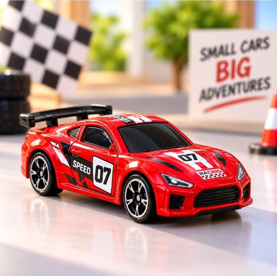 Misfit TurboTrack 48-Piece Die-Cast Car Collection with Storage Box