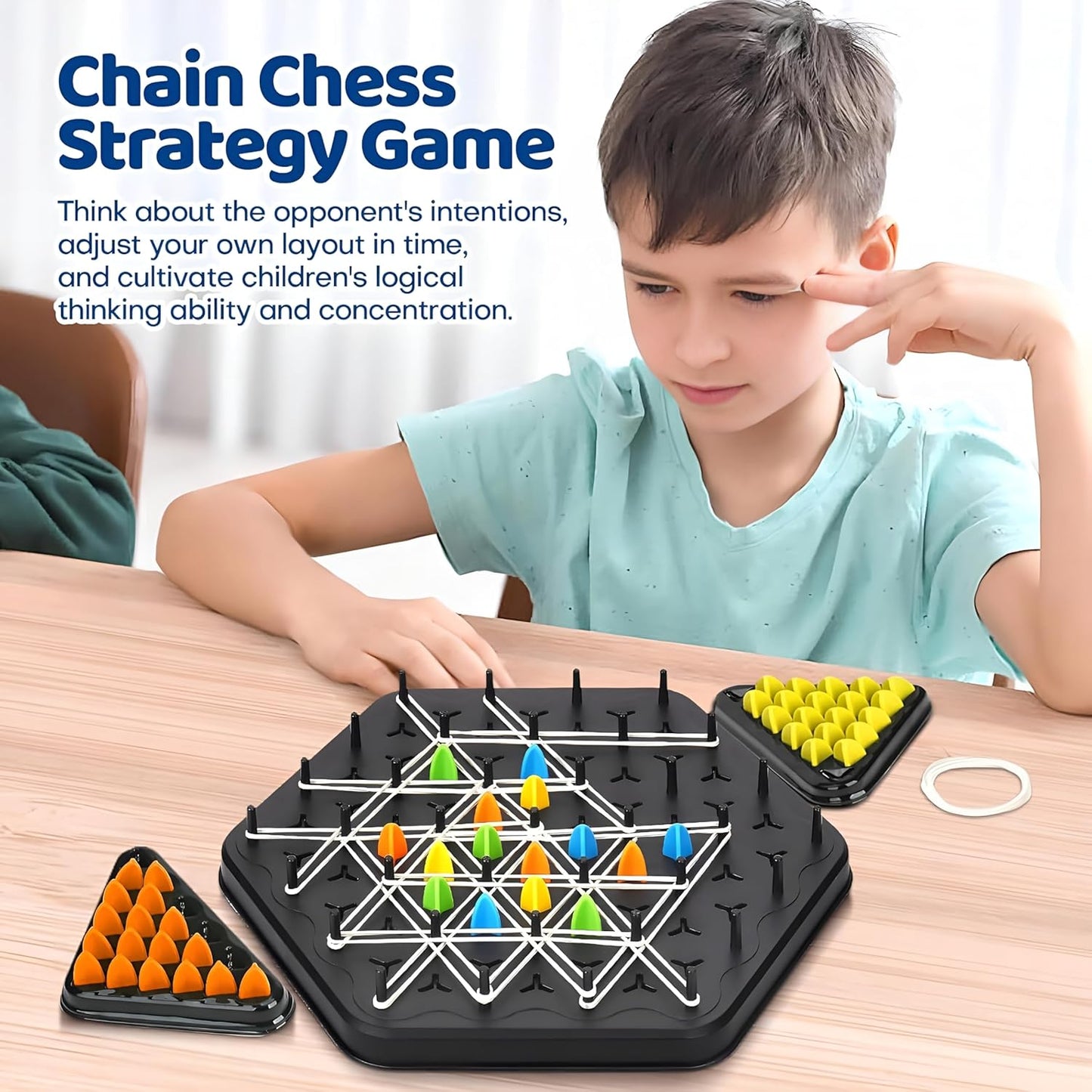 Misfit Chain Triangle Chess Game™