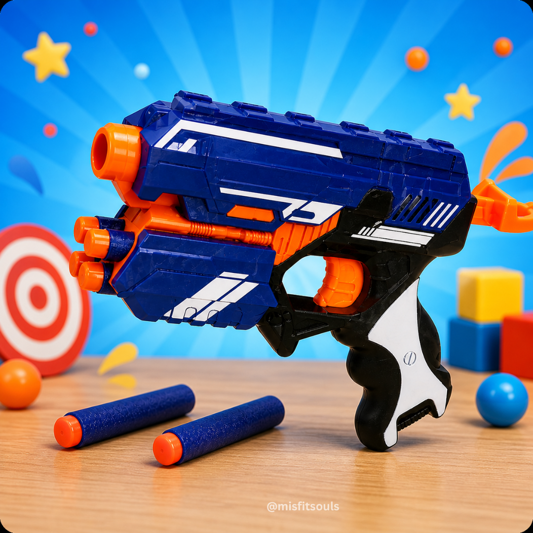 BlazeStorm Rapid Pull Soft Bullet Pistol Blaster